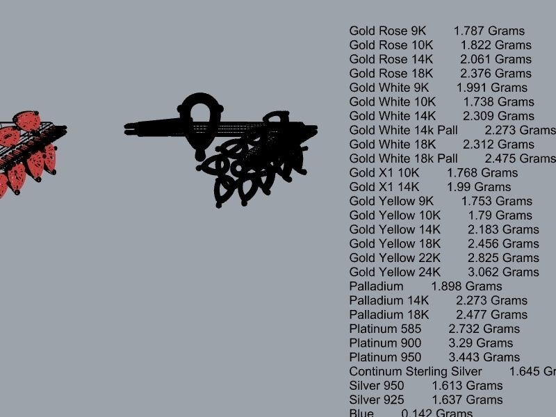 pear diamond bypass ring stl verified 3D print model_12