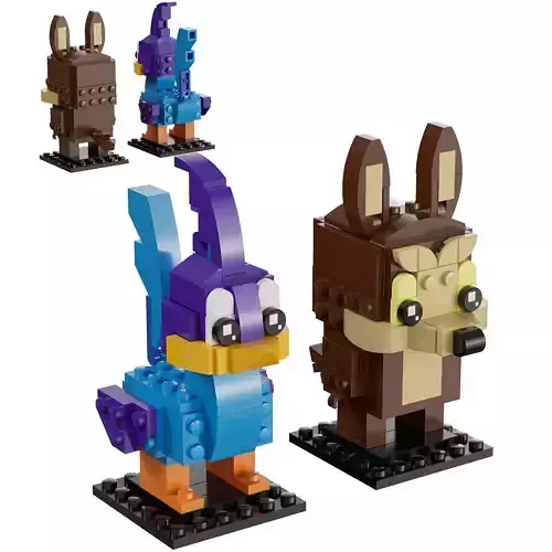 Lego BrickHeadz - 40559 Road Runner  Wile E Coyote