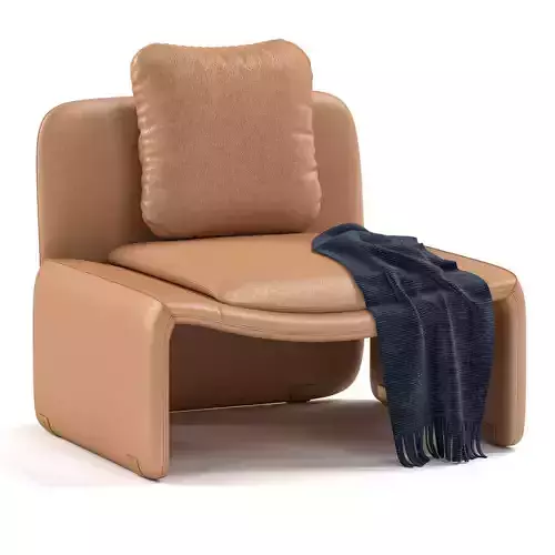 Aston Martin Leather armchair 3D model
