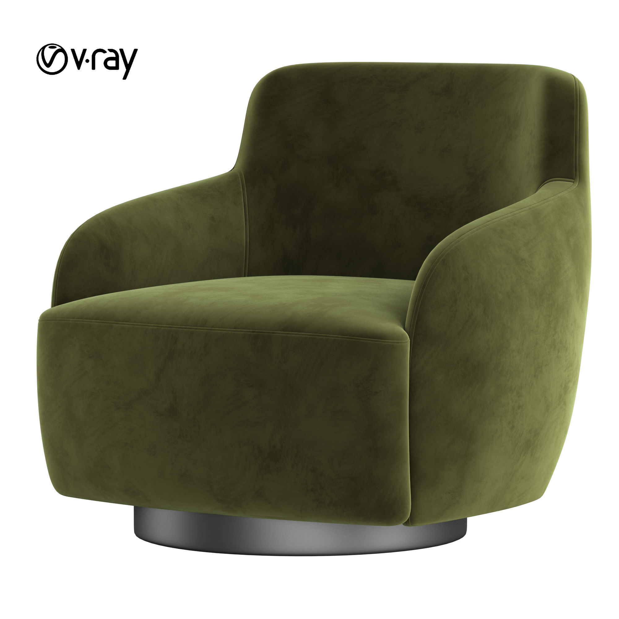 INGRID ARMCHAIR 3D model_2