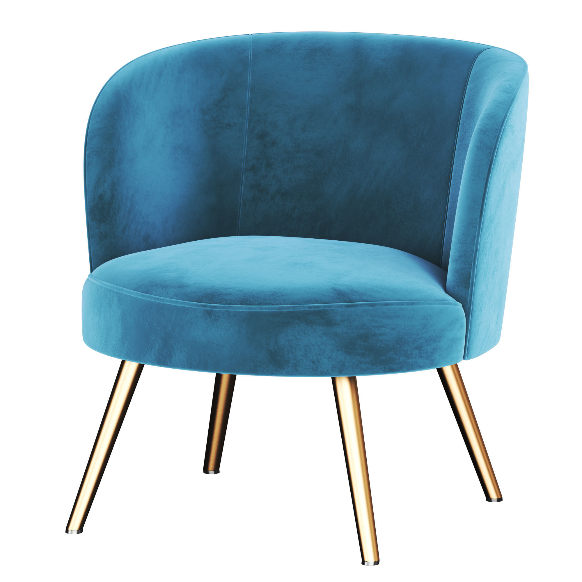 Candy Lounge chair 3D model_3