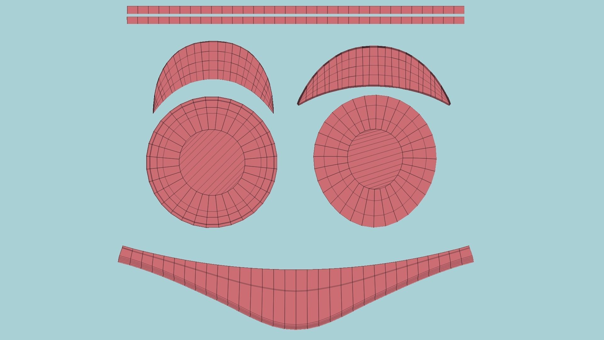 Police Cap 04 Black - Military Character Design Fashion Low-poly 3D model_11