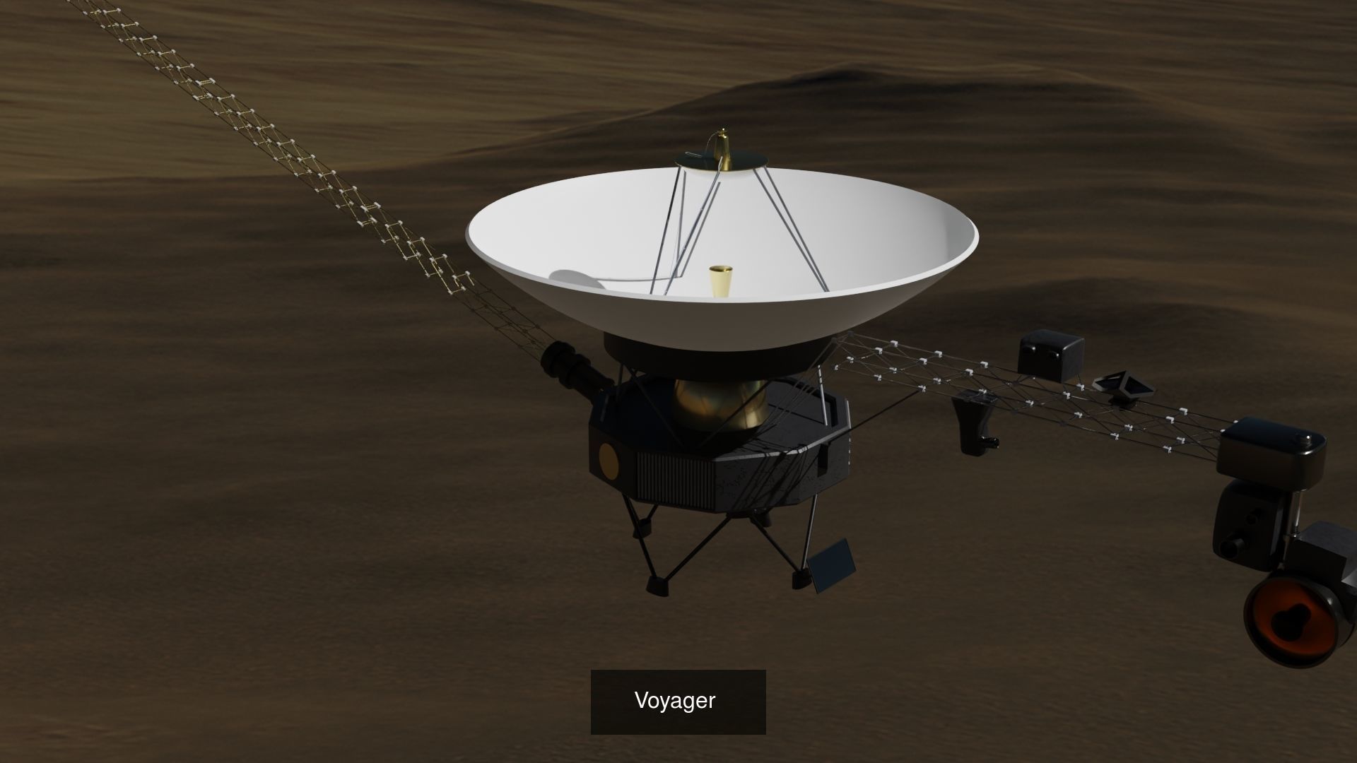 Voyager-Copernicus nasa spacecraft on mars 3D Model Collection_3