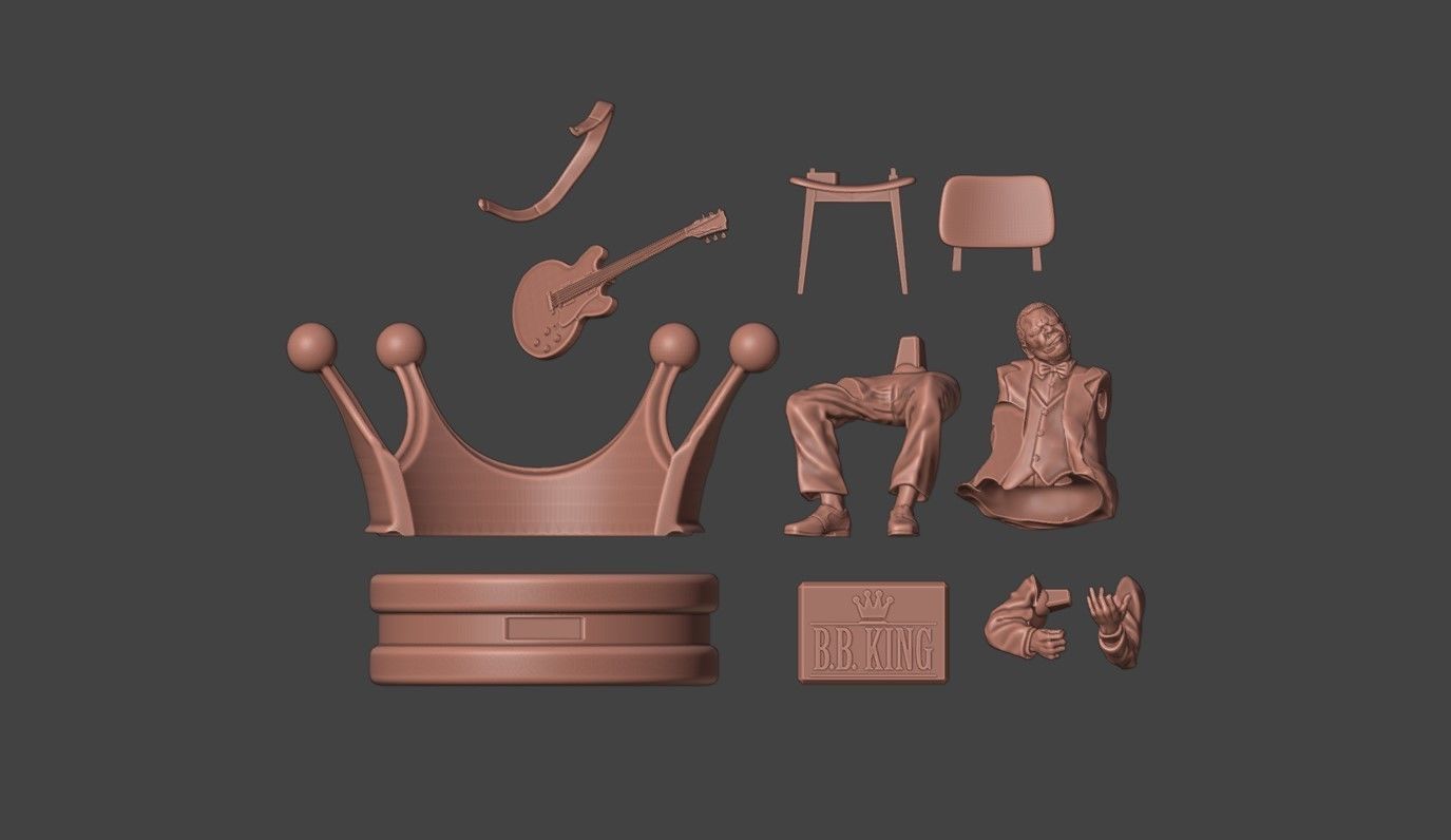 BB KING - 3D Printing 3D print model_8