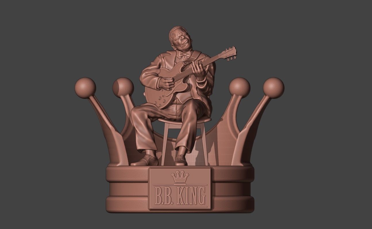 BB KING - 3D Printing 3D print model_10