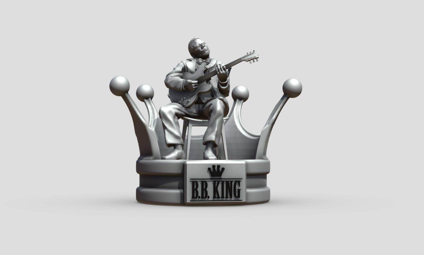 BB KING - 3D Printing 3D print model_17