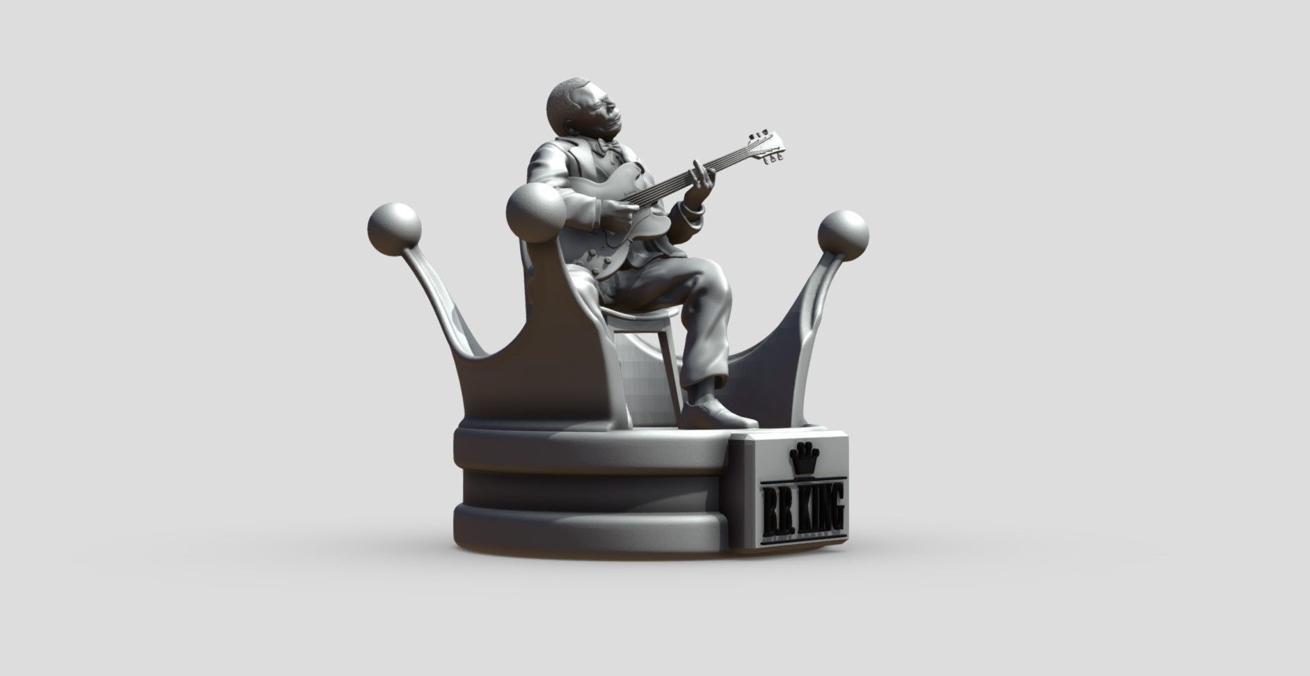 BB KING - 3D Printing 3D print model_13