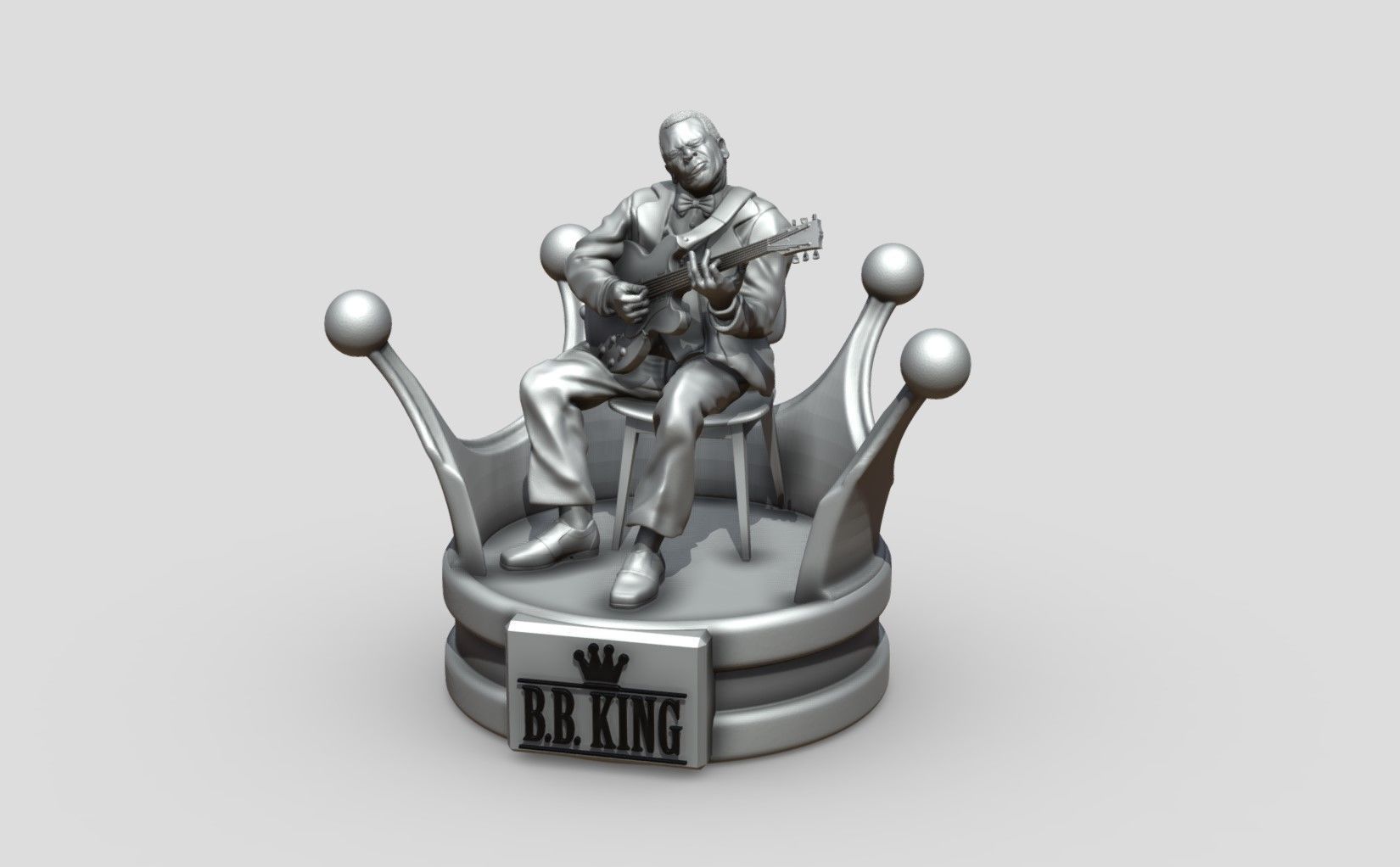 BB KING - 3D Printing 3D print model_9