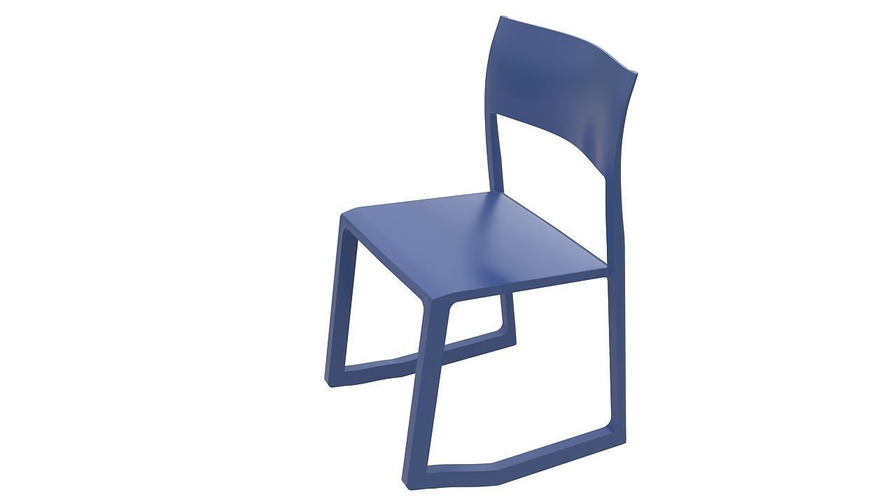 Tip ton chair vitra 3D model_7