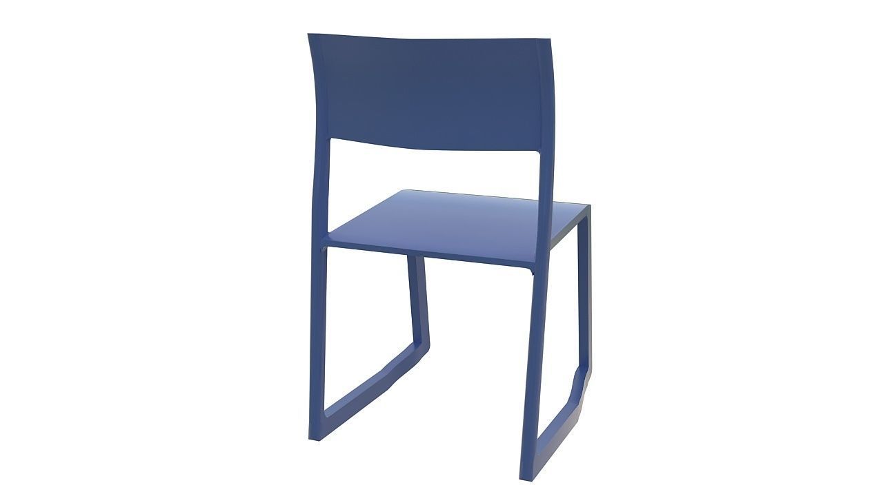 Tip ton chair vitra 3D model_4