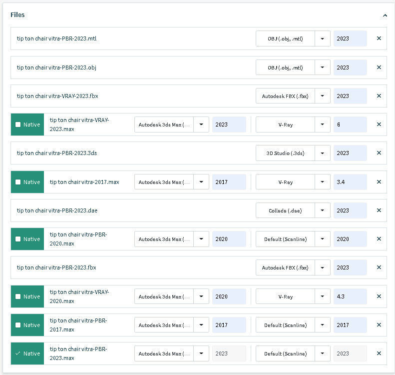 Tip ton chair vitra 3D model_21