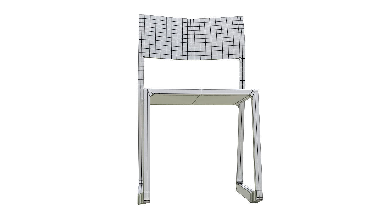 Tip ton chair vitra 3D model_10