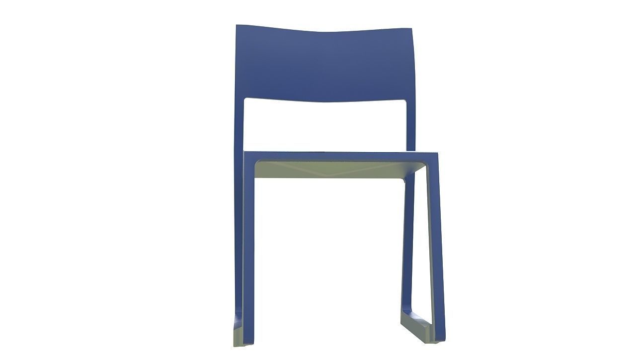 Tip ton chair vitra 3D model_8