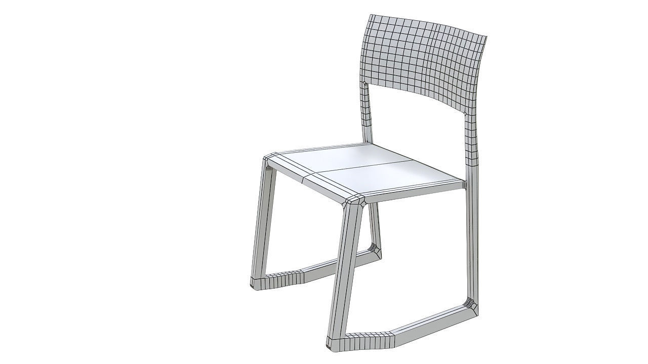 Tip ton chair vitra 3D model_15