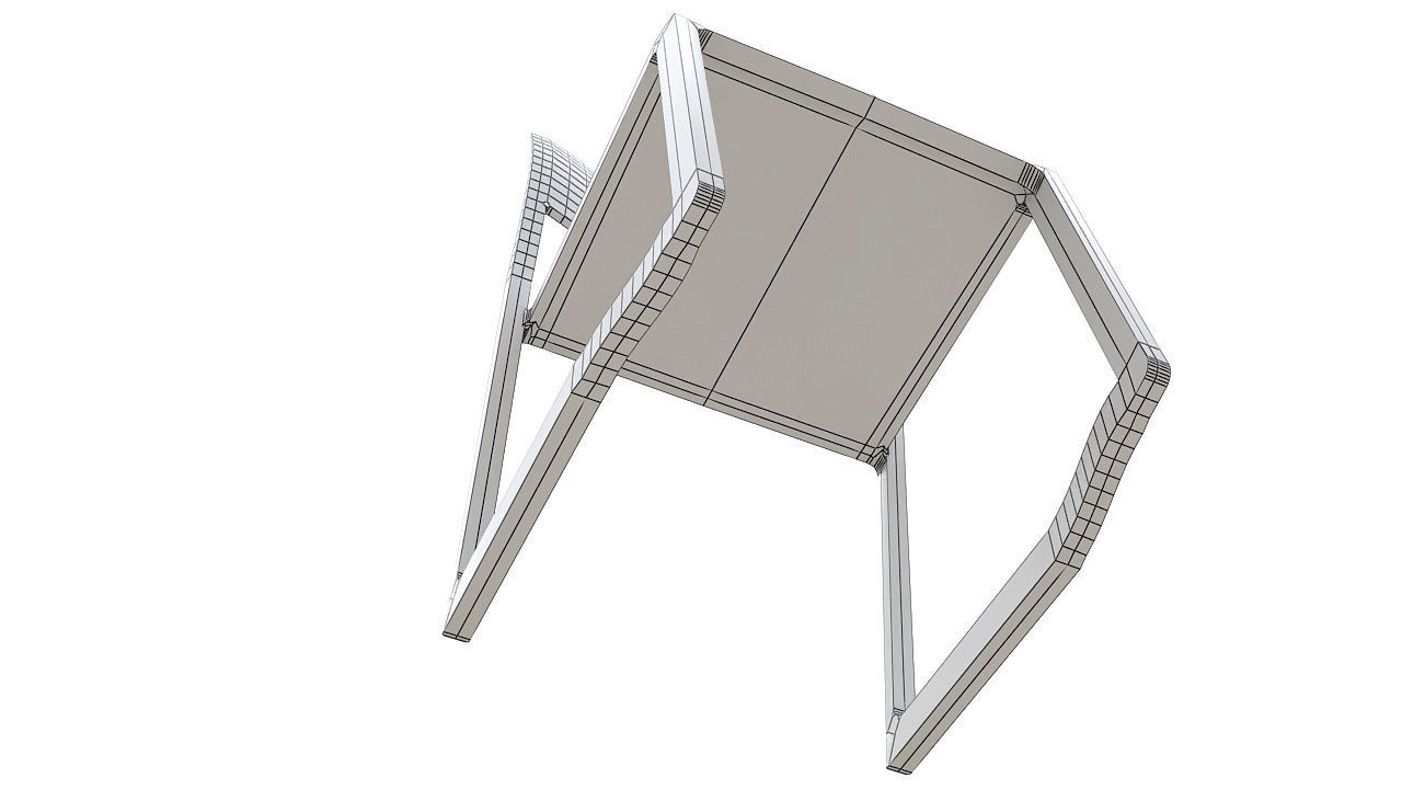Tip ton chair vitra 3D model_16