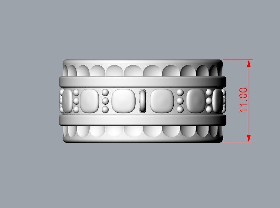 Ring Heart 3dm stl 3D print model_8