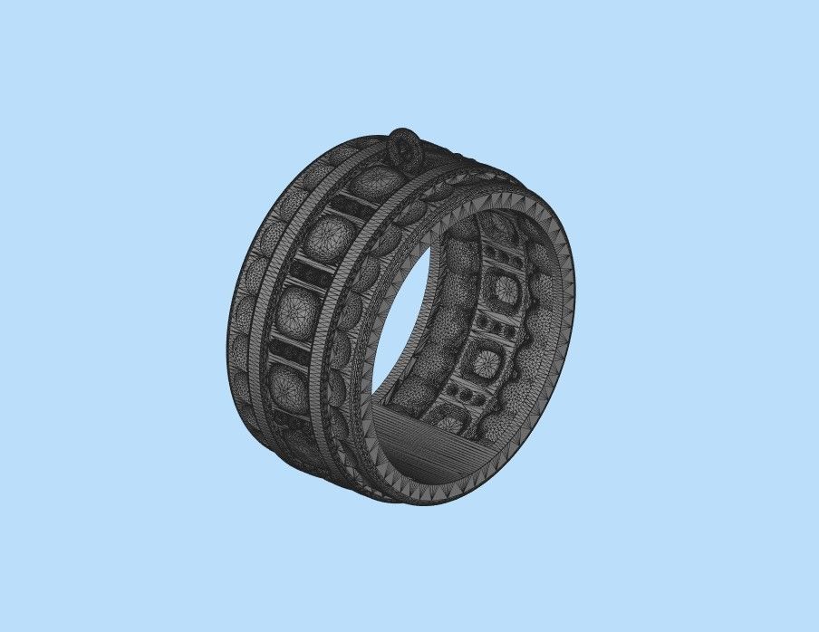 Ring Heart 3dm stl 3D print model_23