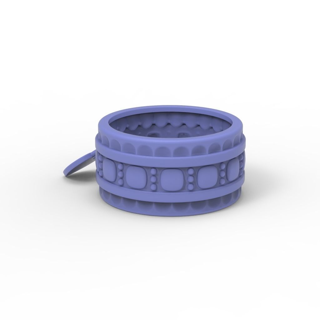 Ring Heart 3dm stl 3D print model_15