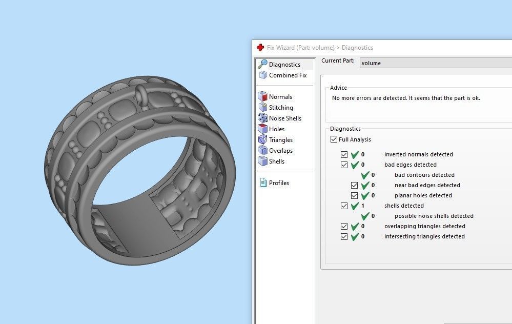 Ring Heart 3dm stl 3D print model_10