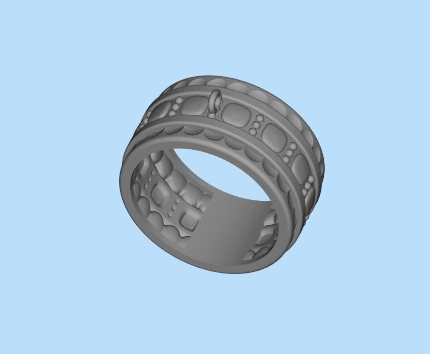 Ring Heart 3dm stl 3D print model_22