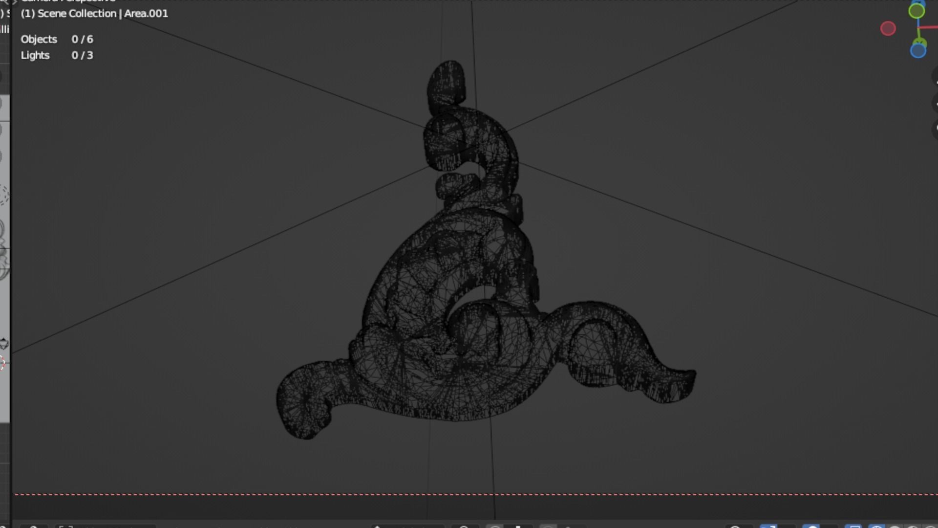 Classic decor ornament 88 3D model_6