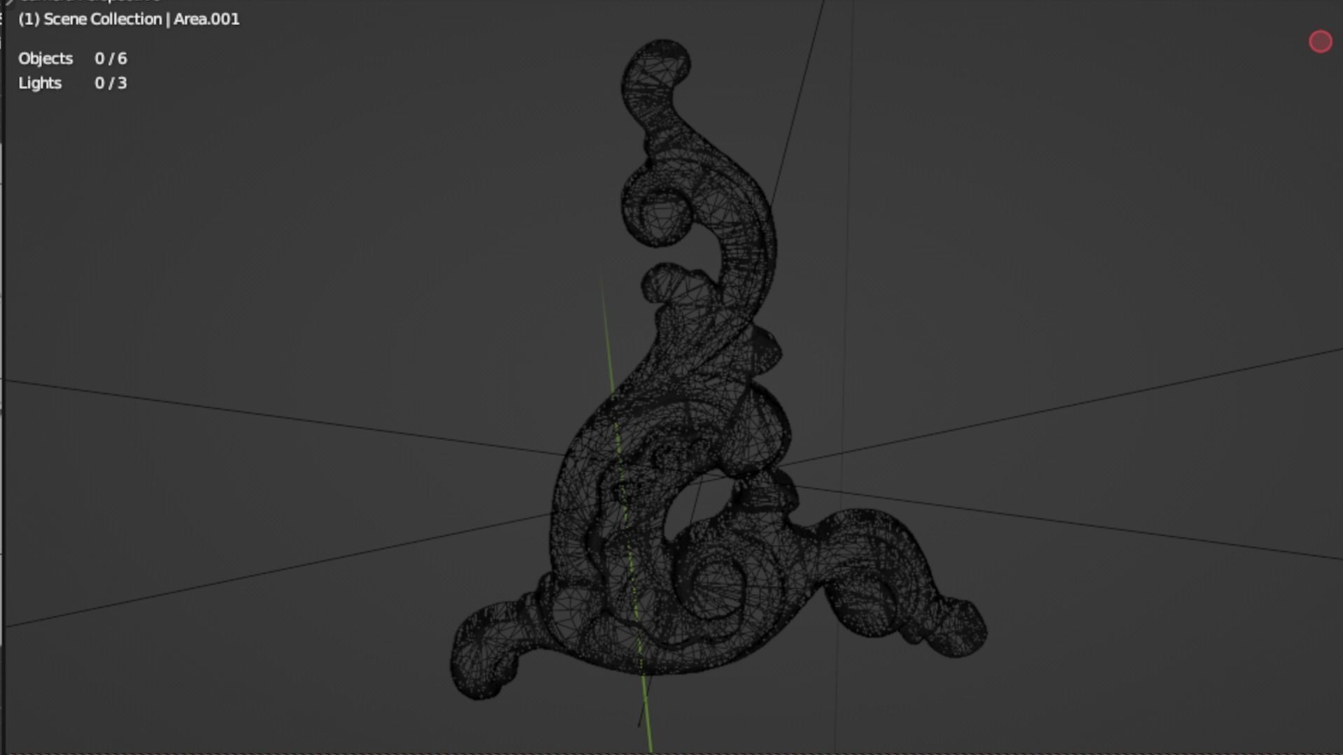 Classic decor ornament 88 3D model_5