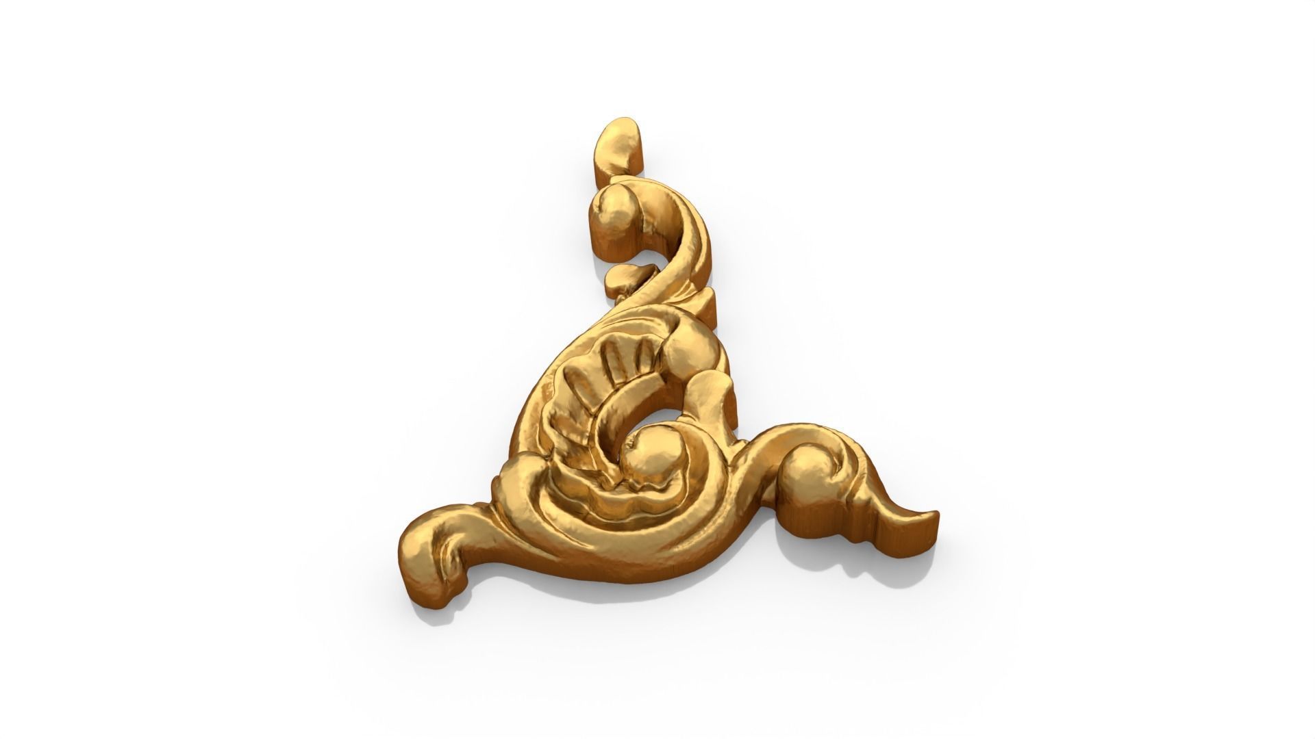Classic decor ornament 88 3D model_3