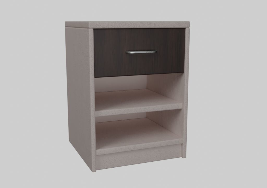 Twin beds 3D model 3D model_4