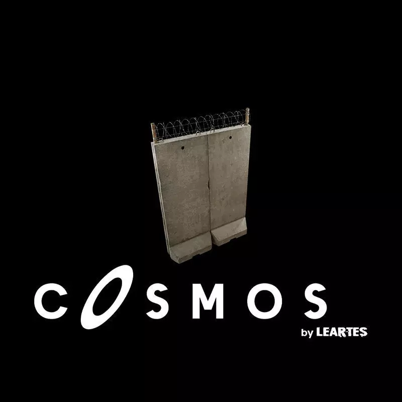 Military Module Double Wall - 01 Low-poly 3D model_0