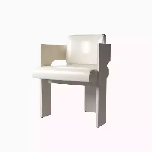  C Back Chair 3D model