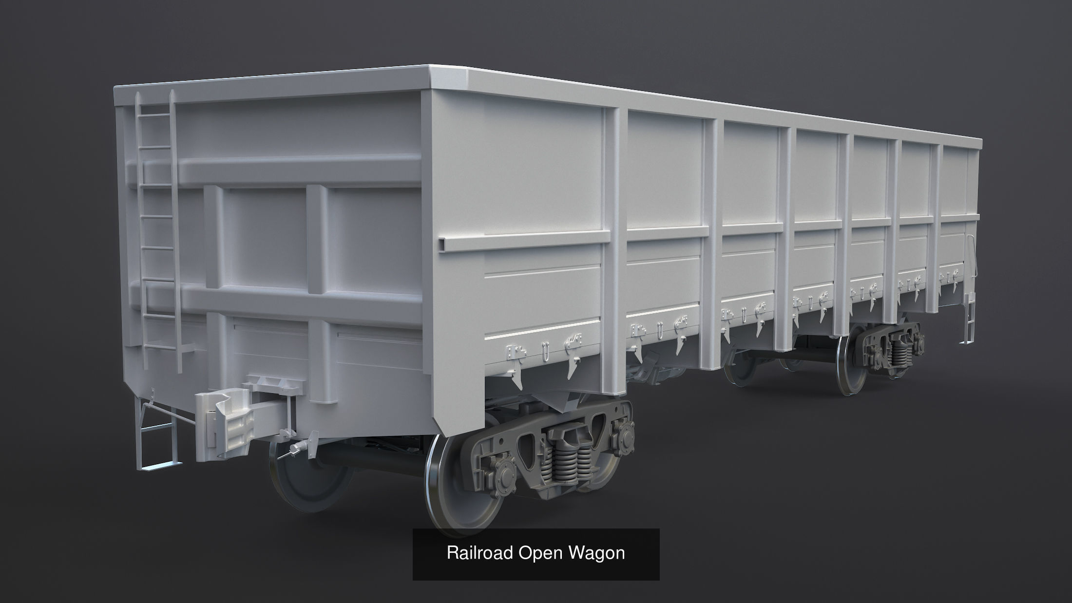 Railroad Car High-Poly 3D Model Collection_4