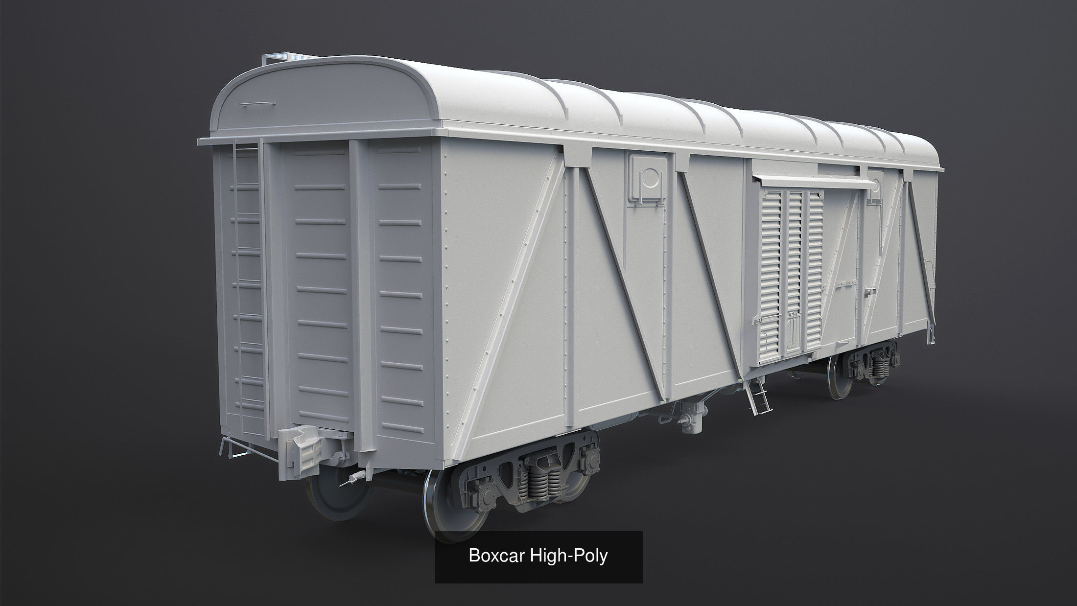 Railroad Car High-Poly 3D Model Collection_2