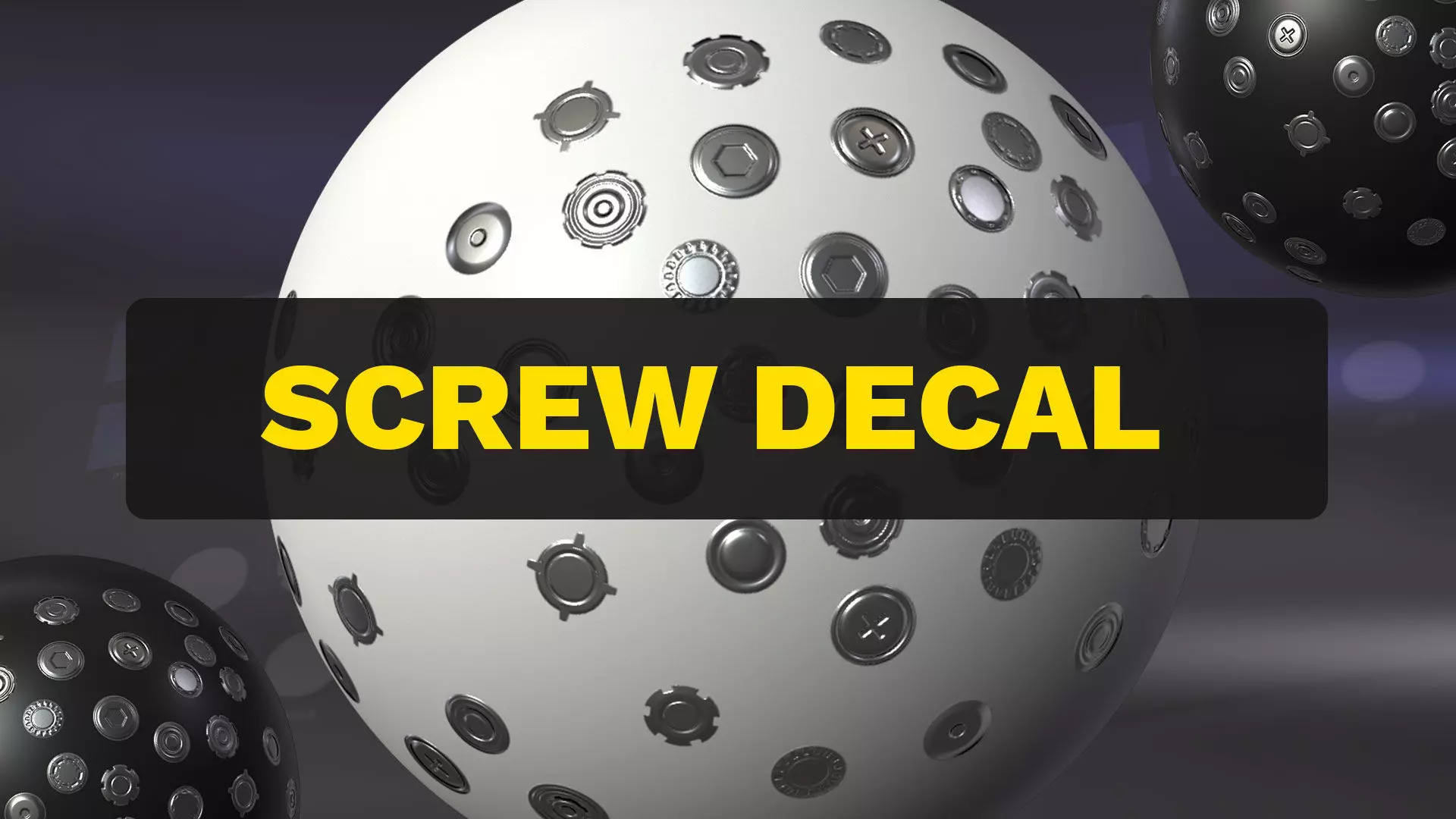 SCI-FI 16 Screw Decal Pack Texture