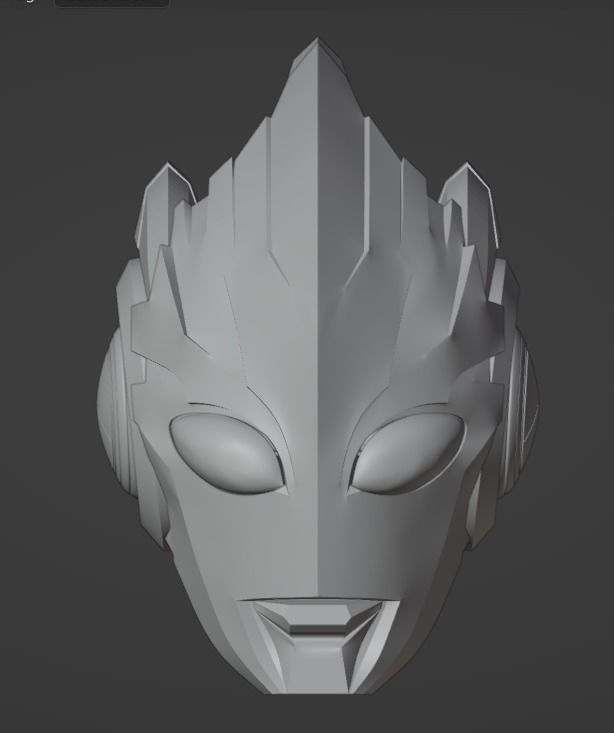 Ultraman X 3D printable cosplay helmet 3D print model_9