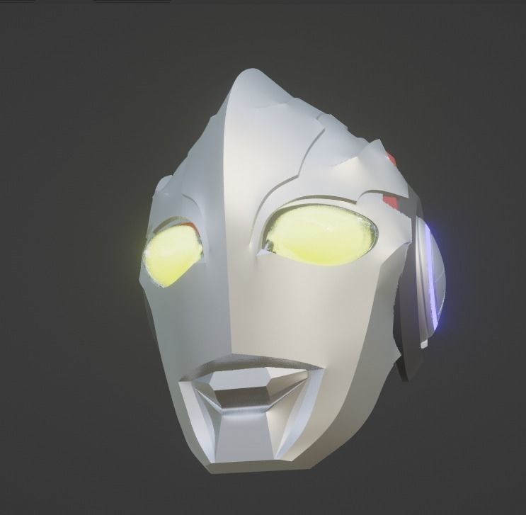 Ultraman X 3D printable cosplay helmet 3D print model_3