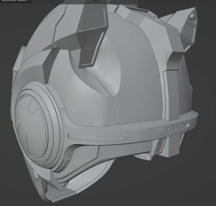 Ultraman X 3D printable cosplay helmet 3D print model_12