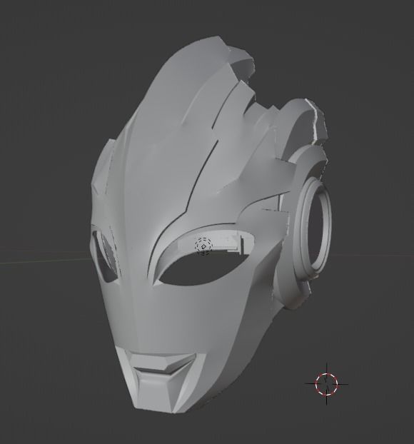 Ultraman X 3D printable cosplay helmet 3D print model_17