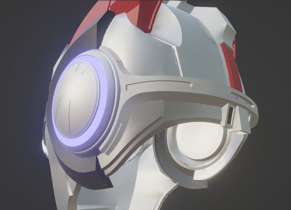 Ultraman X 3D printable cosplay helmet 3D print model_8