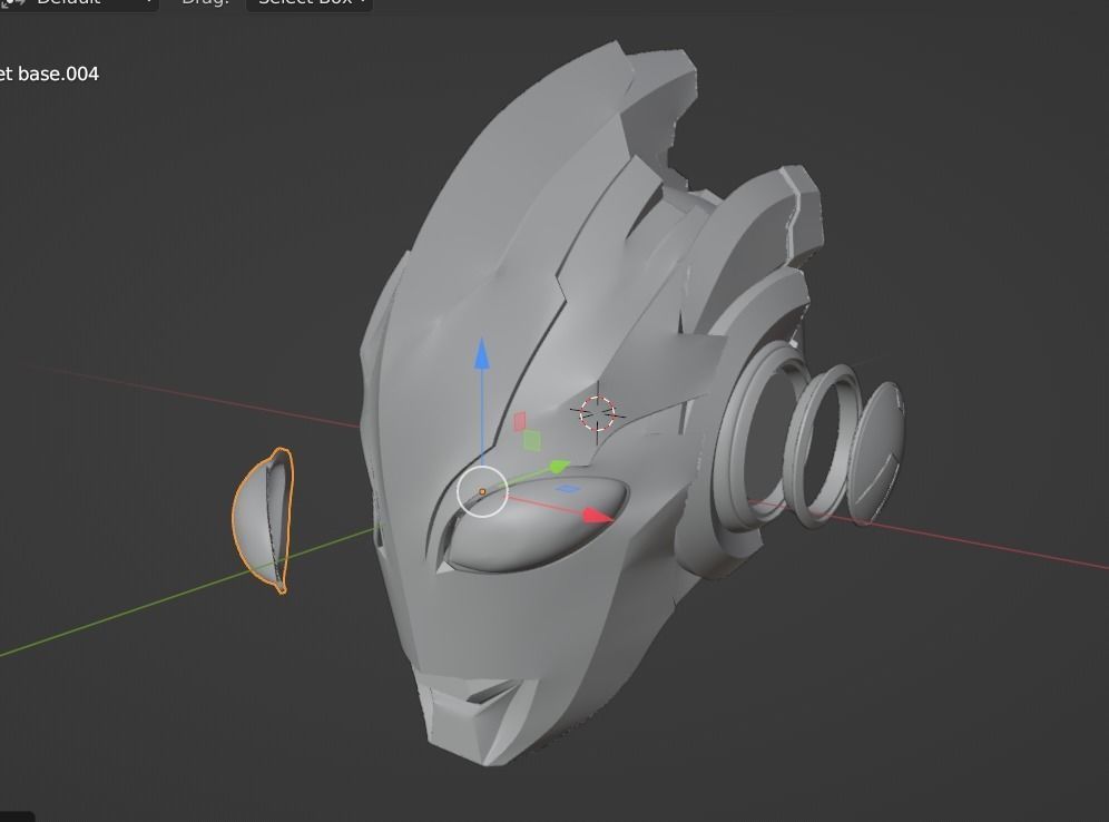 Ultraman X 3D printable cosplay helmet 3D print model_15