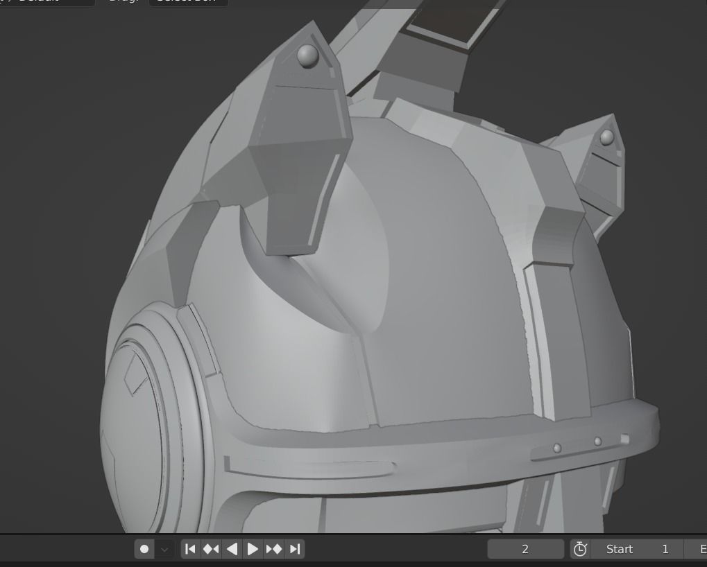 Ultraman X 3D printable cosplay helmet 3D print model_13
