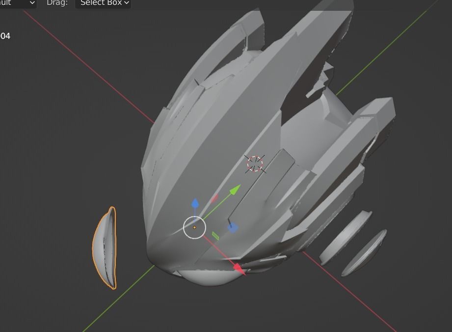 Ultraman X 3D printable cosplay helmet 3D print model_16