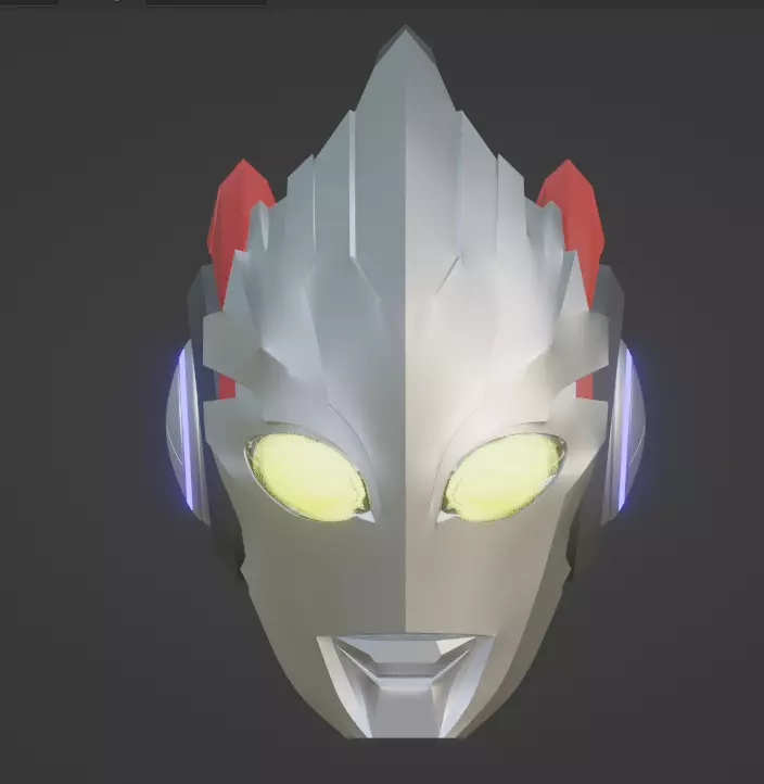 Ultraman X 3D printable cosplay helmet 3D print model_0