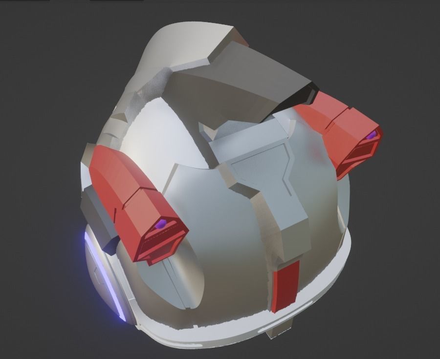 Ultraman X 3D printable cosplay helmet 3D print model_7