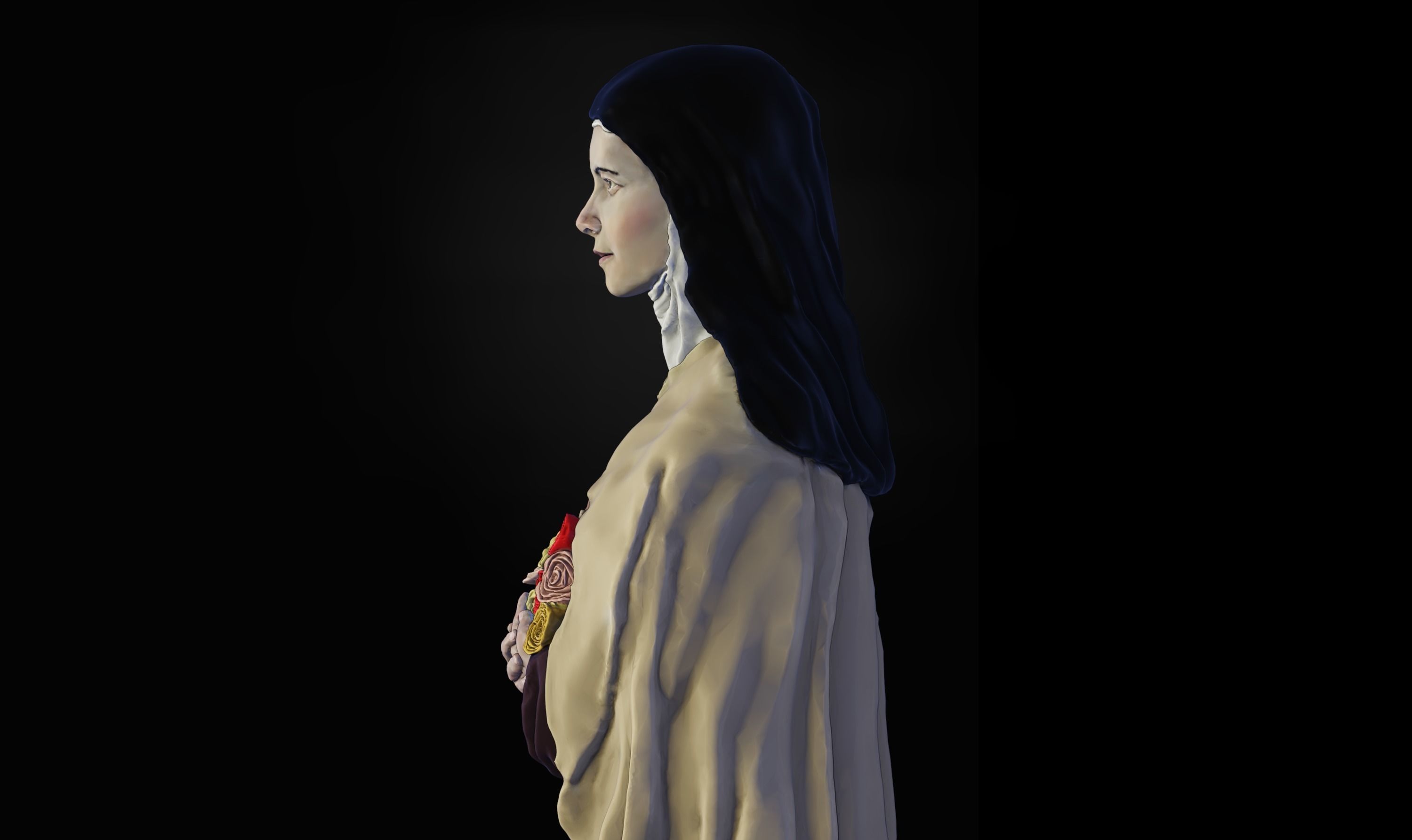 Saint Therese of Lisieux Free 3D print model_2
