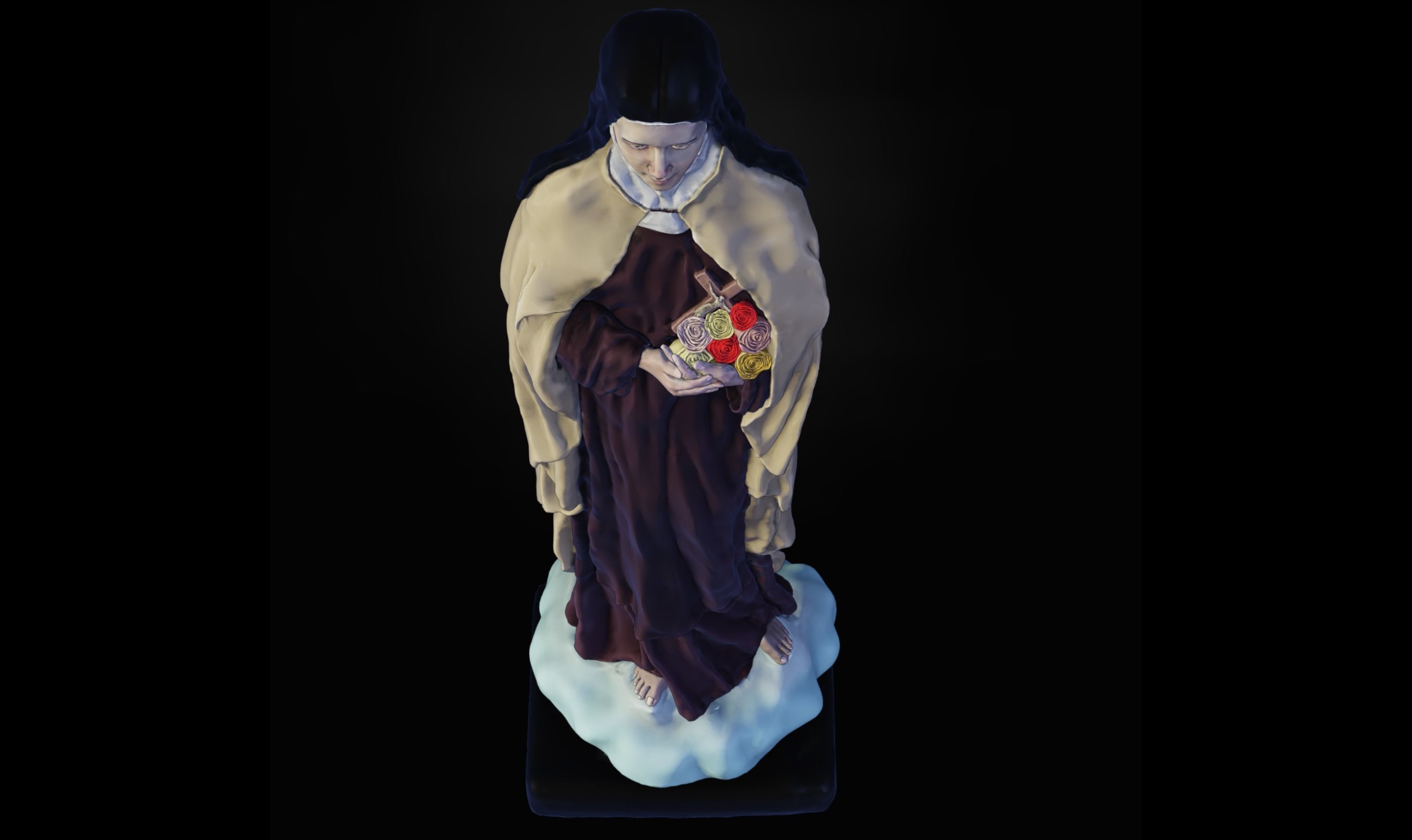 Saint Therese of Lisieux Free 3D print model_4
