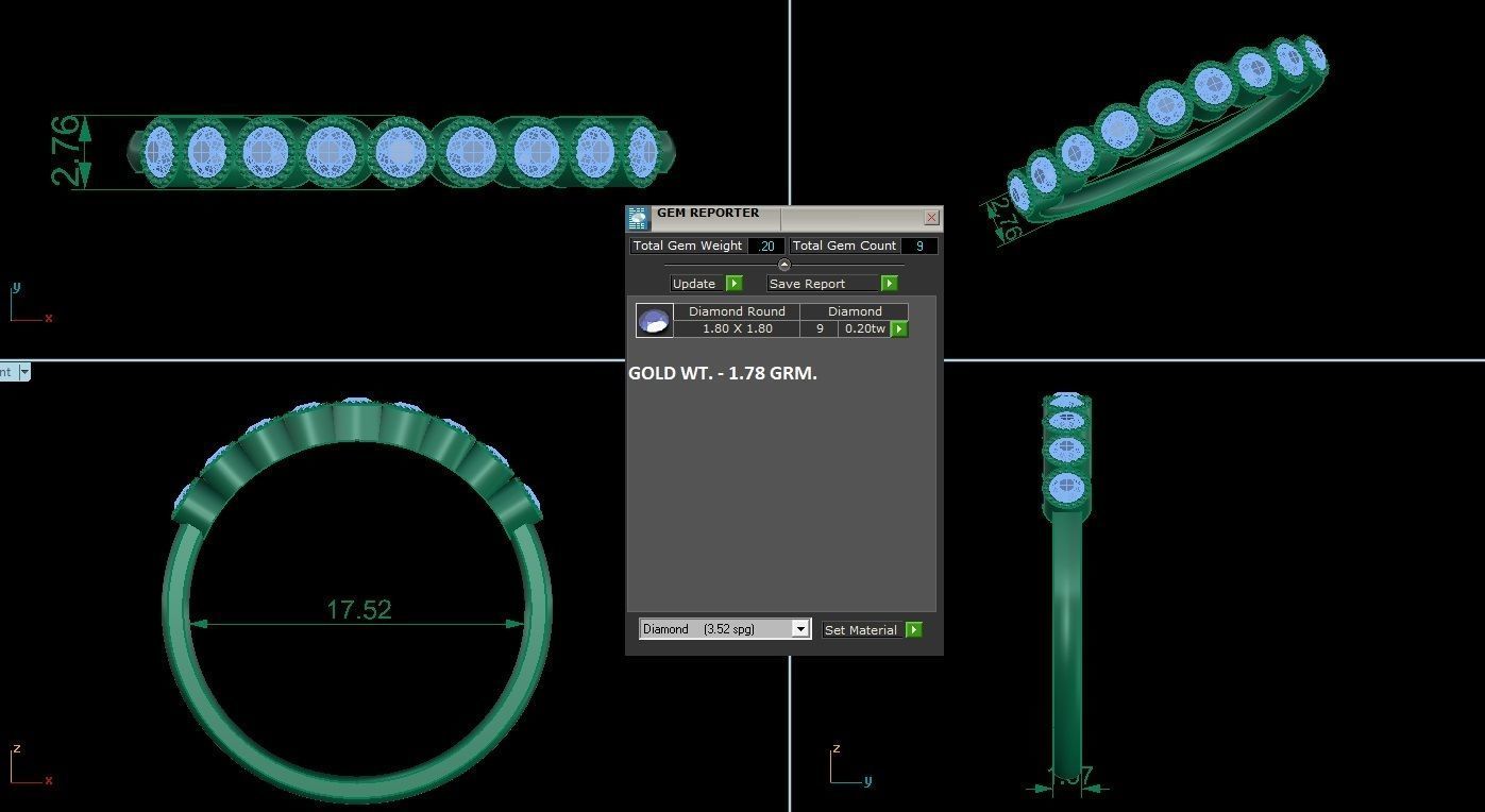 Ring - 53 3D print model_2