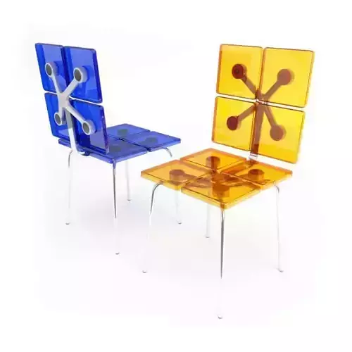 Funky Square Shaped Chairs