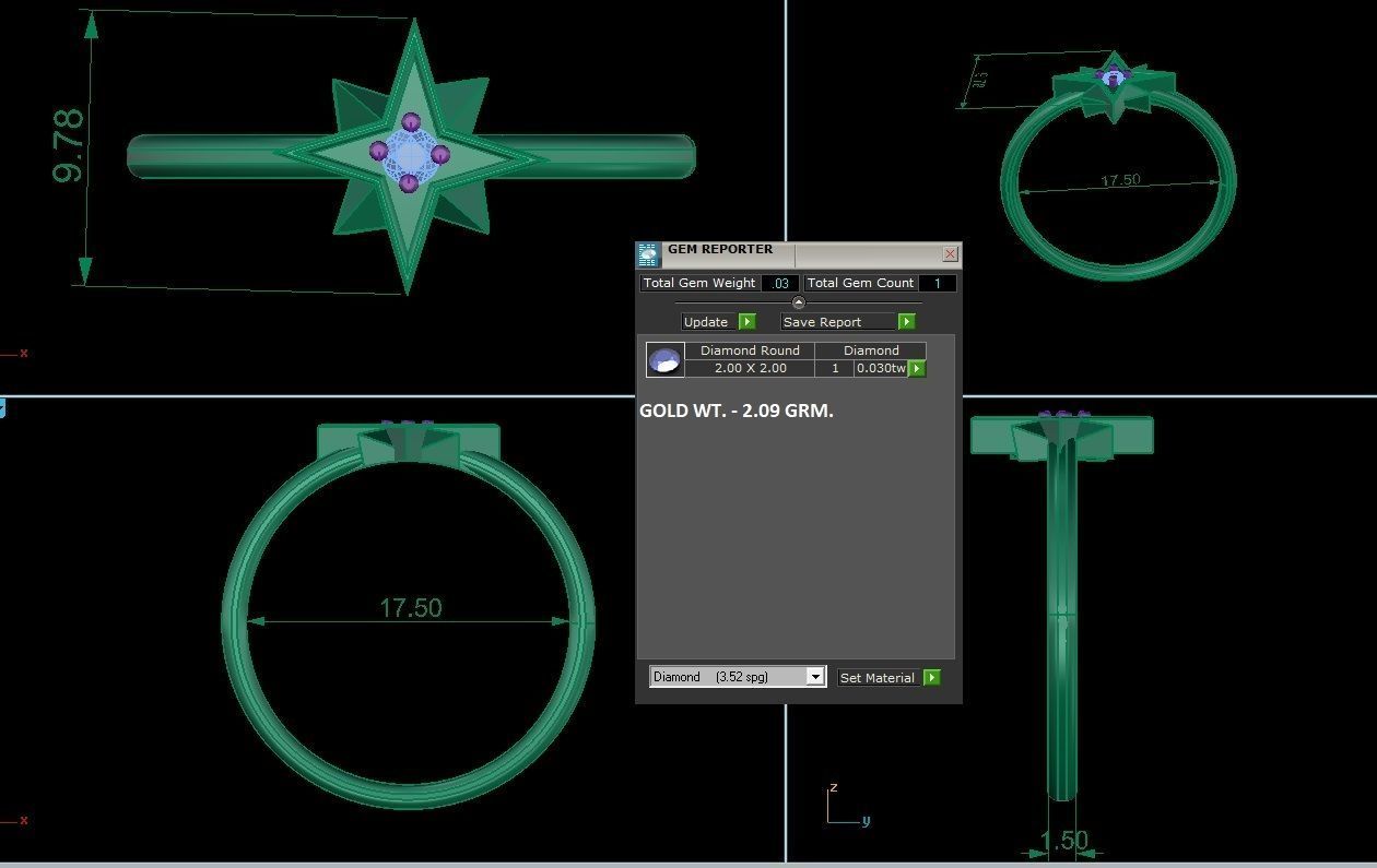 Ring - 272 3D print model_2