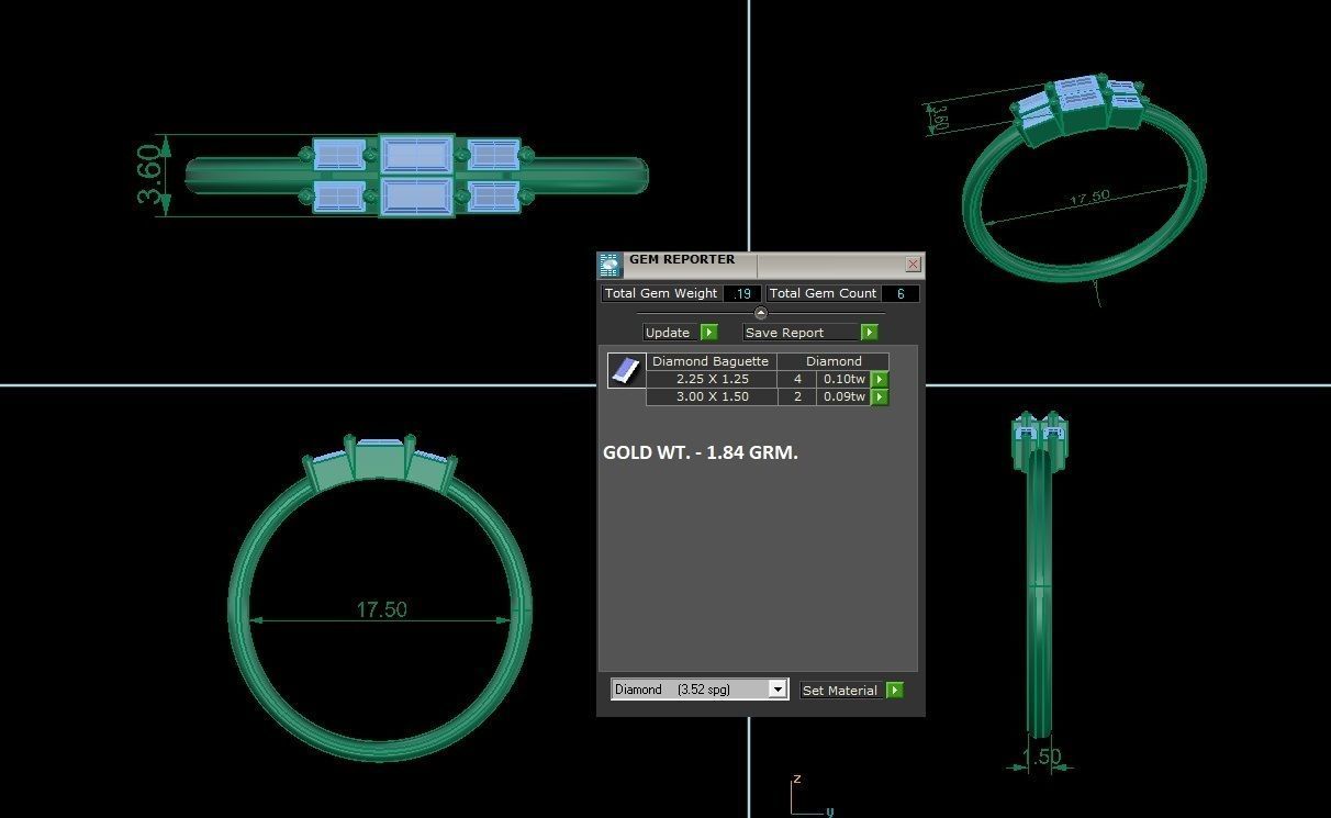 Ring - 158 3D print model_2