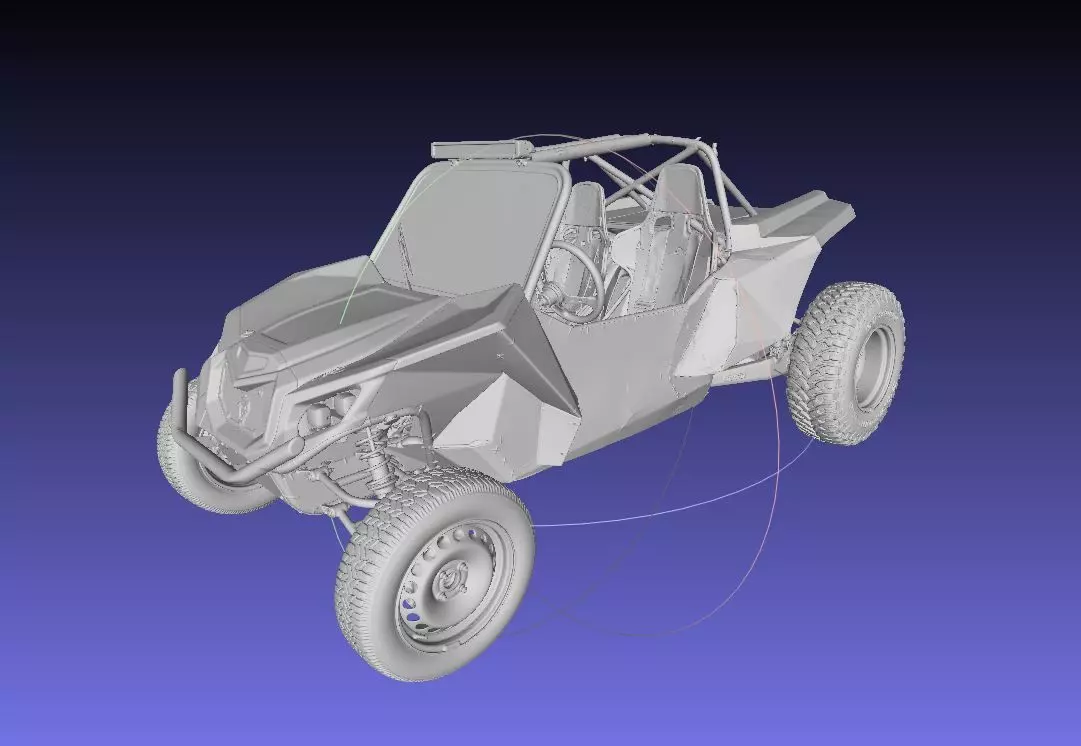 3D printable and realistic Buggy model 3D print model_0